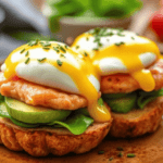 Avocado Salmon Eggs Benedict