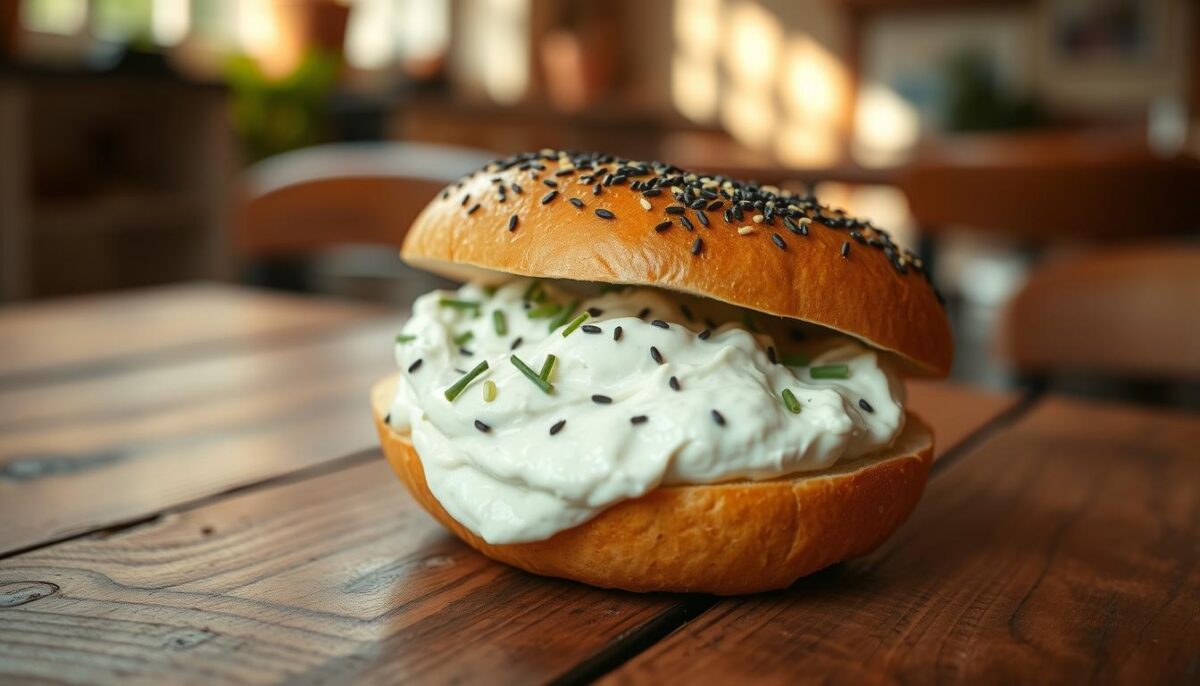 Bagels with Cream Cheese