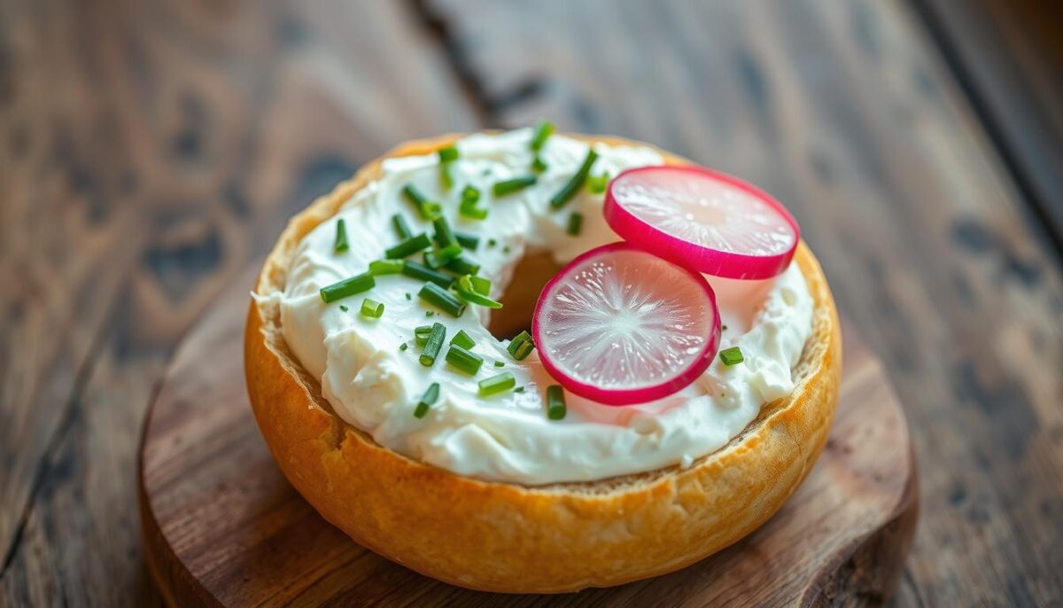 Bagels with Cream Cheese