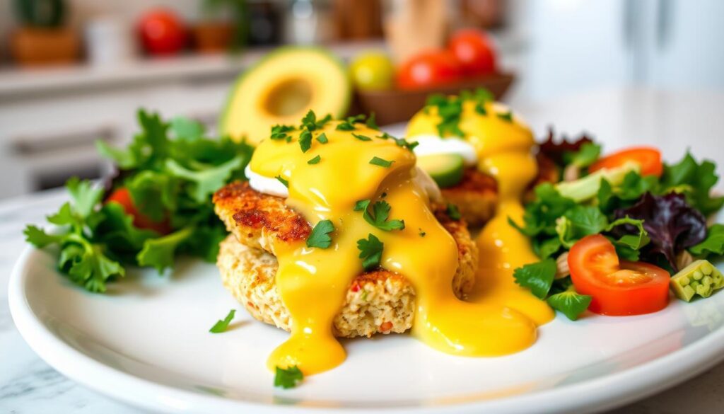 Is crab cake benedict healthy?