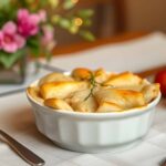 FAQ What are the origins of the Pillsbury chicken pot pie? The Pillsbury chicken pot pie comes from the traditional pot pie. Pillsbury made it popular with their easy-to-use pre-made crust. This makes the recipe simple to make at home. How do I make the ultimate Pillsbury chicken pot pie? To make the ultimate Pillsbury chicken pot pie, start by sautéing the veggies and cooking the chicken. Then, mix them with a rich, flavorful sauce. Make sure to follow the crust instructions carefully for a flaky, golden crust. What are some time-saving tips for making a quick Pillsbury chicken pot pie? To make a quick Pillsbury chicken pot pie, use pre-cooked or rotisserie chicken and frozen veggies. Meal planning and prep can also help. This way, you can assemble the pot pie quickly on a busy weeknight. How can I customize my Pillsbury chicken pot pie recipe? You can customize your Pillsbury chicken pot pie by trying different veggies and seasonings. You can also make dietary changes, like using gluten-free or low-sodium ingredients. What common mistakes should I avoid when making a Pillsbury chicken pot pie? Avoid using the wrong ingredients, like a bad crust or overcooked filling. Also, don't skip the recipe instructions. Troubleshooting issues like a soggy crust or dry filling can help you make a perfect pot pie every time.