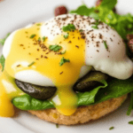 Elegant Vegetarian Eggs Benedict with Spinach