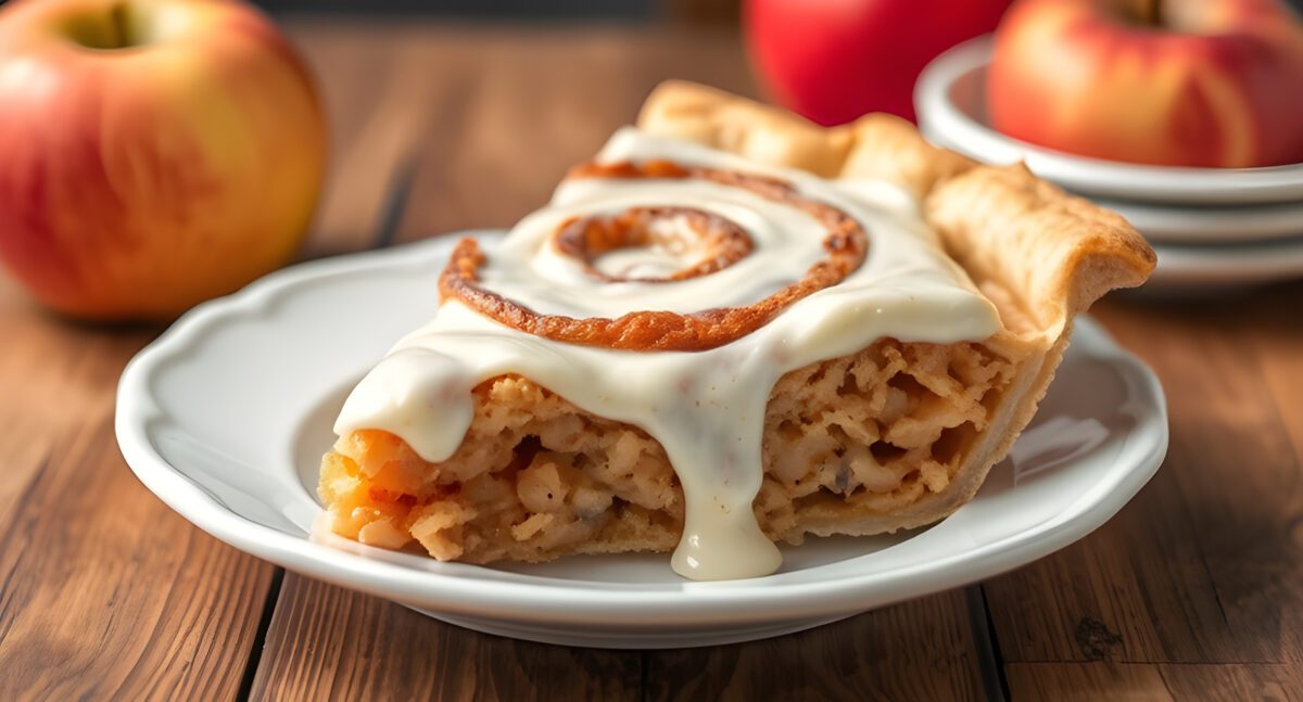 Delicious Cinnamon Roll Apple Pie Recipe