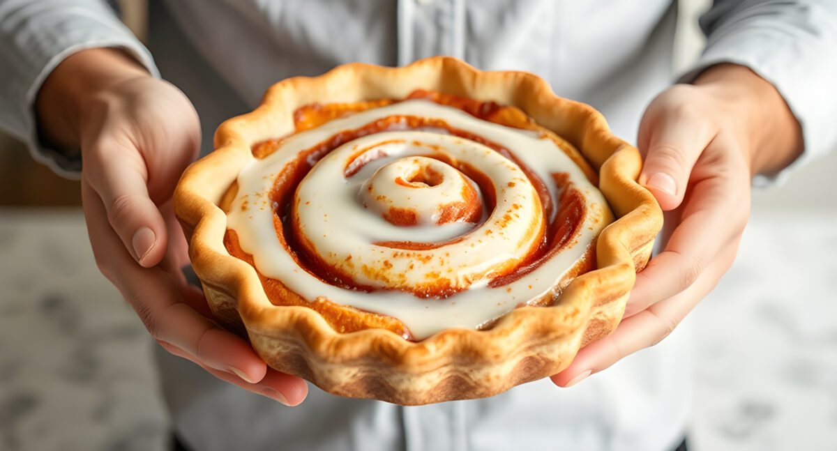 Delicious Cinnamon Roll Apple Pie Recipe