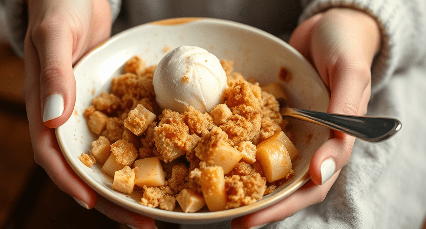 What is the secret to a good crumble?